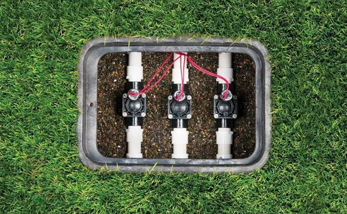 купить Блок управления поливом Hunter Industries PGV-100-MM-B Электромагнитный клапан, D1", FE/FE, квадратный в Кишинёве 