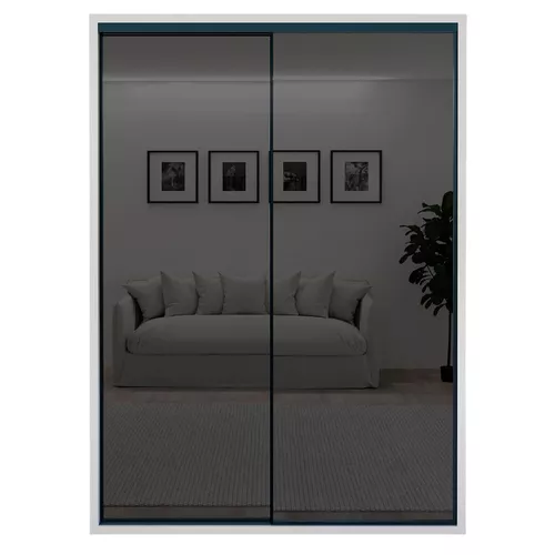 купить Шкаф Bayro Parma Graphite 1600x2250x600 белый, купе в Кишинёве 