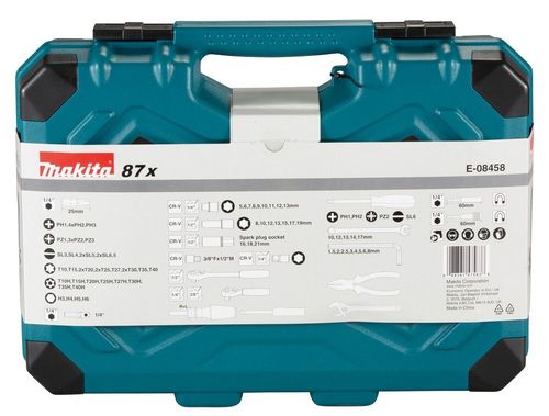 cumpără Set de unelte de mână Makita E-08458 Set scule de mana 87buc in valiza în Chișinău 
