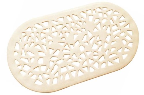 cumpără Covoraș de baie Bisk 06762 antiderapant, 68x39, bej, GRENADA în Chișinău 