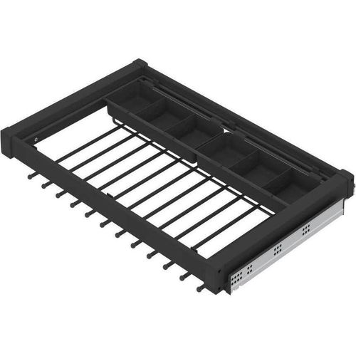 купить Фурнитура для мебели Starax S-6711-A брючница с раздел.антрац 600mm в Кишинёве 