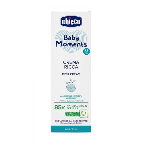 Crema nutritiva Chicco Baby Moments 100  ml 