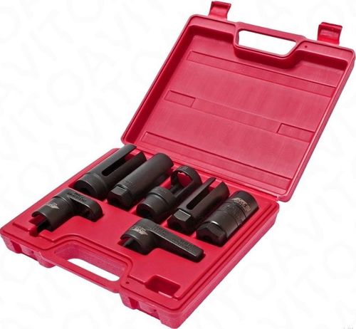 cumpără Set de tubulare, bite, duze JTC JTC-1425 Набор головок для датчиков кислорода (7ед.) 1/2" и 3/8" în Chișinău 