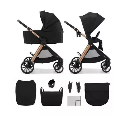 cumpără Сărucior pentru copii KinderKraft 2в1 Vesto 2 KSVEST02BLK2000 Black în Chișinău 