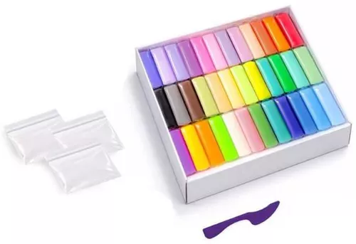 купить Набор для творчества Okto 25004 Set creativ cu plastilină aerată Air Clay, 72buc в Кишинёве 