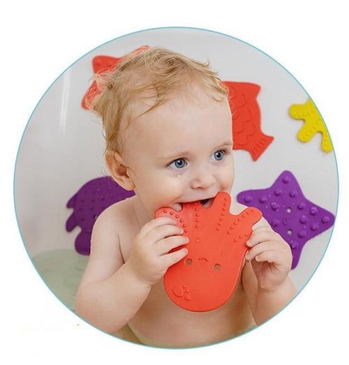 купить Коврик для ванной Roxy Kids RBM-010-12 Sea Animals, мини-коврики для ванны, яркий 12шт в Кишинёве 