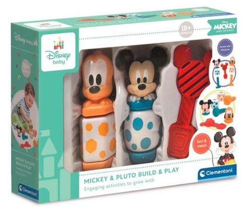 cumpără Jucărie Clementoni Setul de joacă Mickey & Pluto Build & Play (17814) în Chișinău 