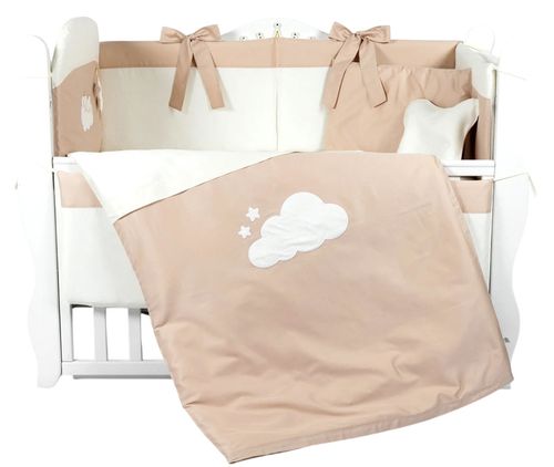 купить Детское постельное белье PernaMea Set lenjerie 8 piese Satin Urs Maro (PM.101608/2) в Кишинёве 