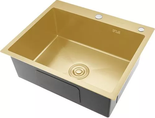 купить Мойка кухонная Gappo GS6050-3 SATIN GOLD в Кишинёве 