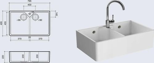 cumpără Chiuvetă bucătărie Reginox R40720 Dublin II în Chișinău 