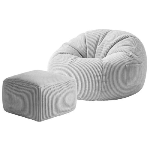 cumpără Fotoliu BeanBag Mark Adler COMFY 3.0 Grey în Chișinău 