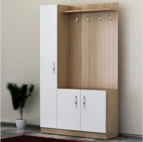cumpără Mobilă pentru antreu Trendy Naturel, AlbTeak, 110x180x32cm (GTR005918) în Chișinău 