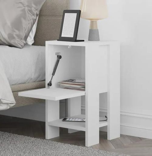 cumpără Noptieră Trendy Ema Alb, Alb, 30x55x30cm (GTR001508) în Chișinău 