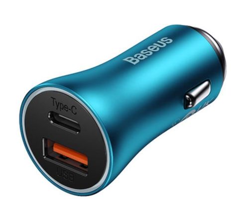 купить Зарядное устройство для автомобиля Baseus CGJM000103 Blue в Кишинёве 