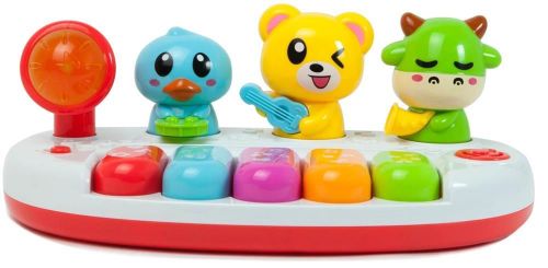 купить Музыкальная игрушка Noriel NOR6357 Bebe Pian cu Microfon в Кишинёве 