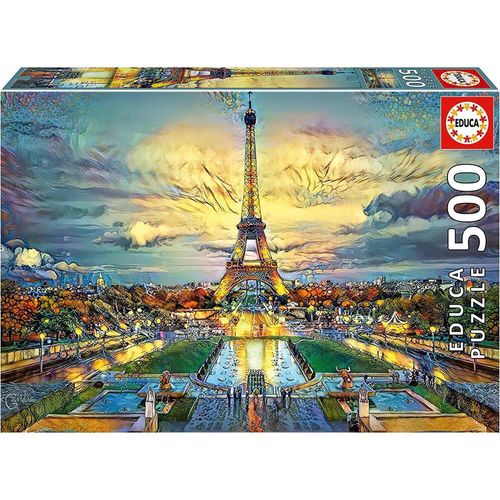 cumpără Puzzle Educa 19621 500 Eiffel Tower în Chișinău 