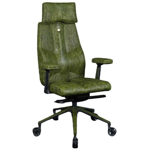 cumpără Fotoliu de birou Kulik System Croco Green Piele în Chișinău 