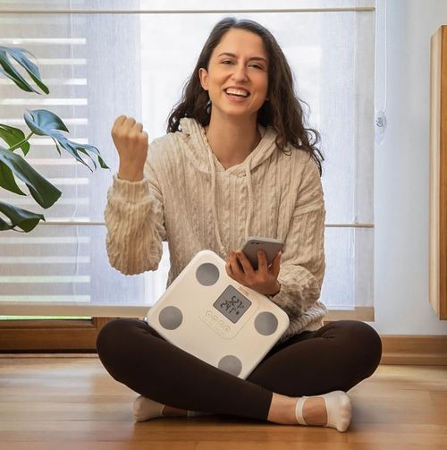 cumpără Cântar de podea Tanita 5430 White Body Composition Monitor BC-730 în Chișinău 