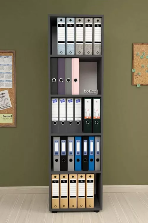 купить Офисный стеллаж Bofigo 13-25-08 Anthracite в Кишинёве 