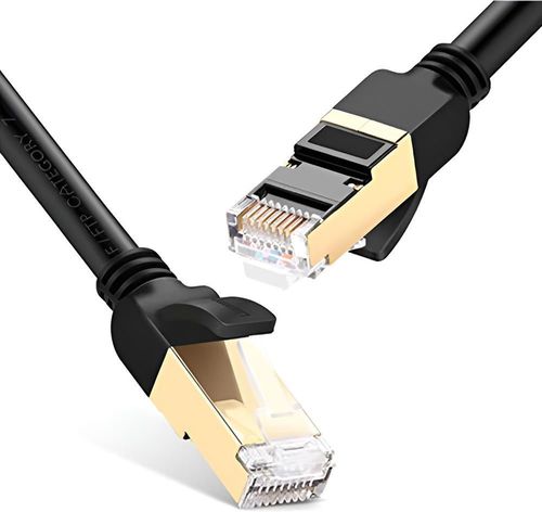 купить Кабель для IT Ugreen 11271 Cat7 F/FTP Ethernet Cable, 10Gbps, 5m, Black в Кишинёве 