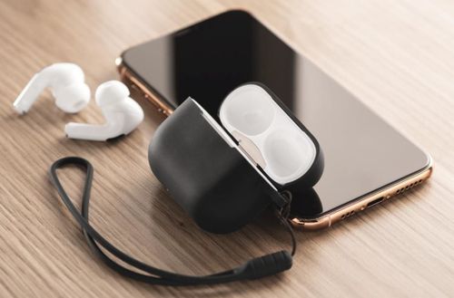 купить Аксессуар для моб. устройства Hama 122064 Sleeve for Apple AirPods Pro Black в Кишинёве 