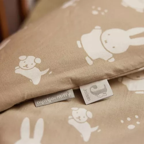 cumpără Lenjerie de pat pentru copii Jollein 003-005-67091 Set Huse de plapuma si perna Miffy&Snuffy Olive Green, 100x140 cm în Chișinău 