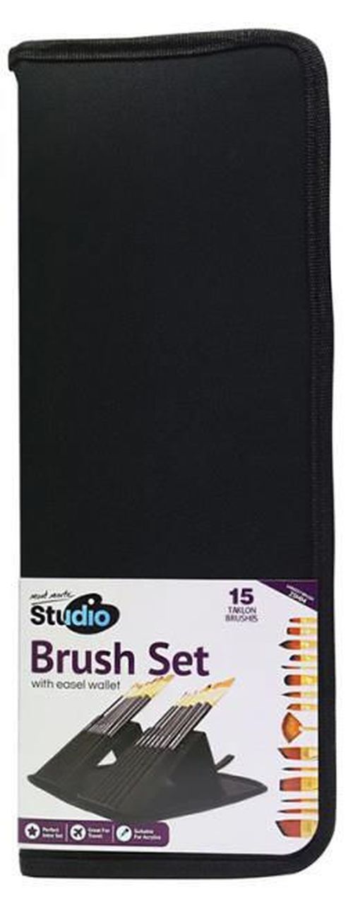 купить Набор для творчества Mont Marte BMSS0100 Set de periute Studio in penar sevalet 15buc в Кишинёве 