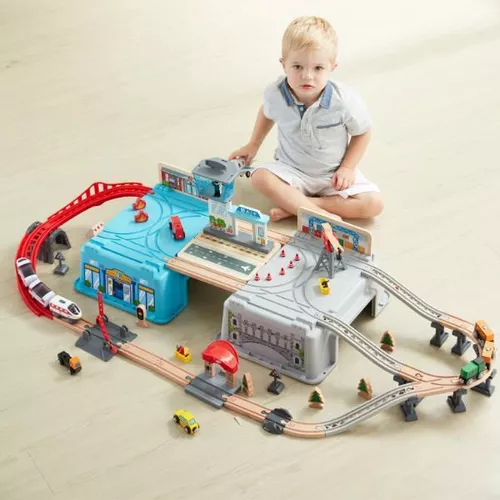 купить Конструктор Hape E3773 Setul de joc Transport Urban în Lădiță в Кишинёве 