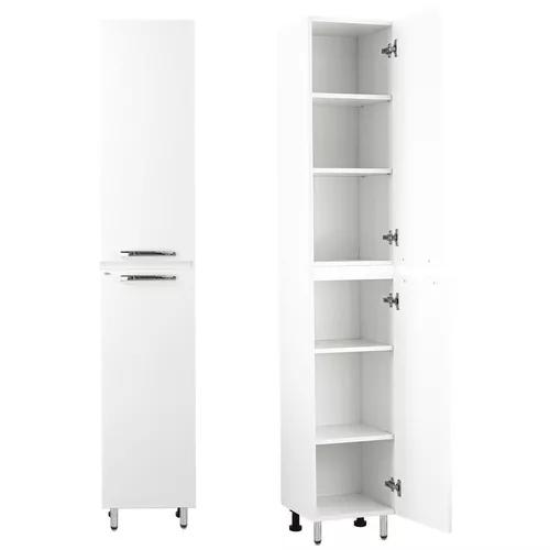 купить Шкаф-пенал Mashtab 11716 Agat 450x350x1900 Alb в Кишинёве 