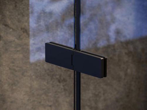 cumpără Paravan de duș Ravak Shower door Cool! 110x195 Black transparent COSD2-110 (X0VVDC300Z1) în Chișinău 