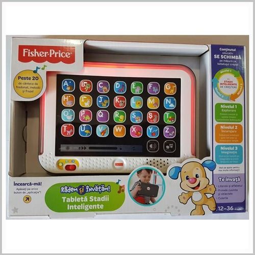 cumpără Jucărie muzicală Fisher Price DKK24 Tableta Smart Stages (rom) în Chișinău 