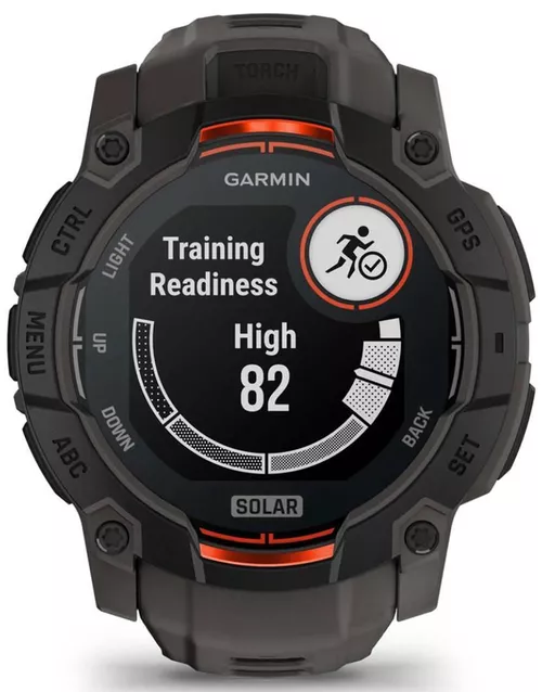 купить Смарт часы Garmin Instinct 3, 50 mm, Solar, Black with Charcoal Band (010-02935-00) в Кишинёве 