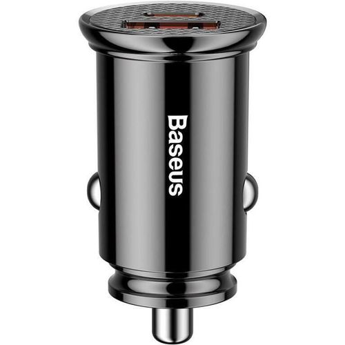 cumpără Încărcător pentru automobil Baseus CCALL-YS01 1*USB-A+1*Type-C 30W, Black în Chișinău 