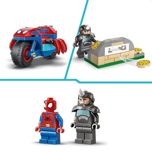 cumpără Set de construcție Lego 11206 Spidey on his Motorcycle vs Rhino în Chișinău 