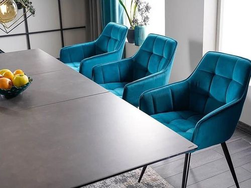 купить Стол Signal Sorento 160(220)x90 ceram.ciemn szar/czarny mat в Кишинёве 