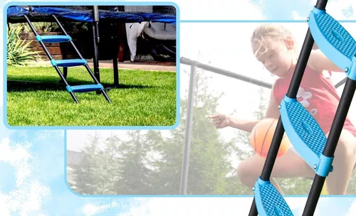 cumpără Trambulină Thunder Outside Phenom 8ft*12ft, 244x366 Cm, Blue în Chișinău 