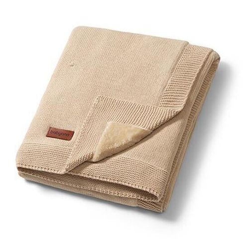 cumpără Lenjerie de pat pentru copii BabyOno 1671/02 Patura de bumbac cu captuseala de flanel (bej) în Chișinău 