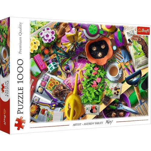 купить Пазл Trefl 10927 Puzzle 1000. Aranjarea grădinii в Кишинёве 