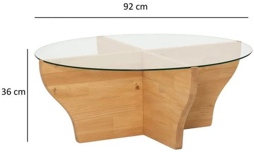 купить Журнальный столик Trendy Amphora, Тик в Кишинёве 