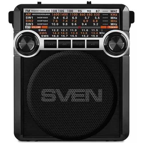 cumpără Aparat de radio Sven SRP-355 Black în Chișinău 