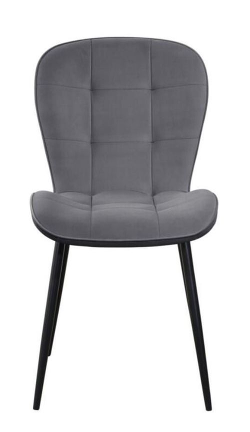 купить Стул Interdepo GIO, Dark Grey Velour в Кишинёве 