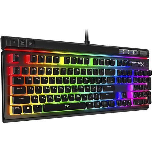 купить Клавиатура HYPERX Alloy Elite II RGB Mechanical Gaming Keyboard (RU), Mechanical keys (HyperX Red key switch) Backlight (RGB), 100% anti-ghosting, Key rollover: 6-key / N-key modes, Ultra-portable design, Solid-steel frame,  USB в Кишинёве 