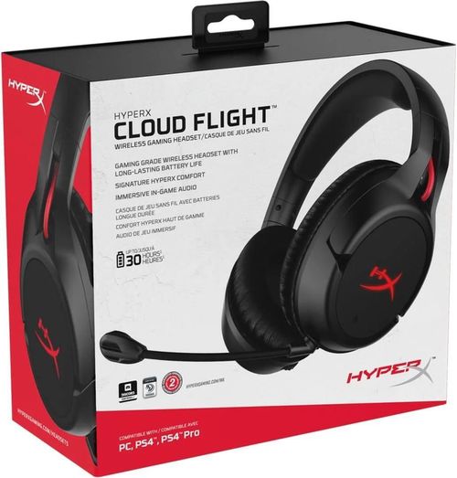 купить Наушники игровые HyperX HX-HSCF-BK/EM/4P5L4AM#ABB, Cloud Flight for PS4/PC в Кишинёве 