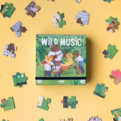 купить Игрушка Londji PZ558 Puzzle - Wild Music в Кишинёве 