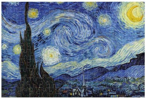 купить Головоломка Londji PZ049 Micropuzzle - Starry Night Van Gogh в Кишинёве 