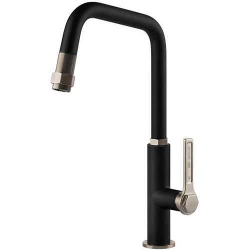 купить Смеситель кухонный Gessi 60053-599 Officine Fino: Brushed Nickel / Matte Black в Кишинёве 