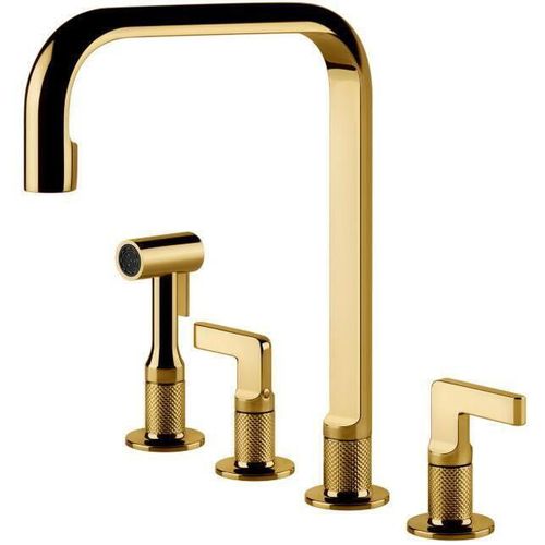 купить Смеситель кухонный Gessi 58703-246 Inciso Gold PVD в Кишинёве 