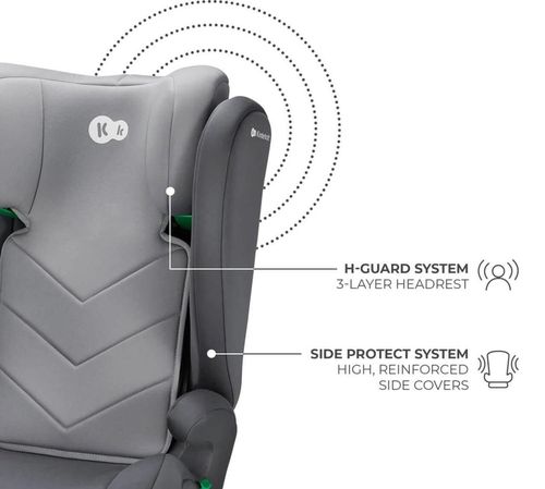 купить Автокресло KinderKraft I-Spark I-Size 100-150cm Kcispa00gry0000 Grey в Кишинёве 