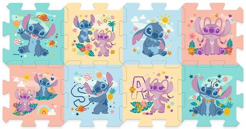 cumpără Covoraș de joacă Trefl 62089 Puzzle din spumă. Lilo&Stitch 2024 în Chișinău 