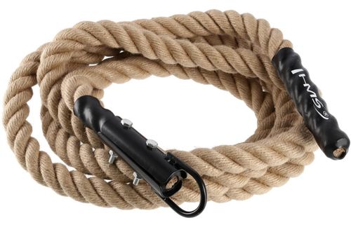 купить Спортивное оборудование HMS 2650 Franghie funie catarat cu fixator 5m d=38mm RP05 Jute (17-62-004) в Кишинёве 